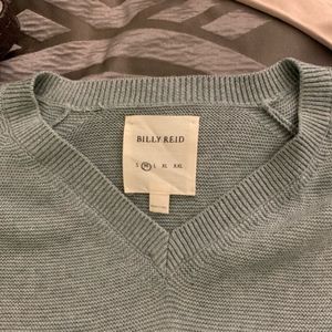 Billy Reid V-neck Teal Sweater | size M